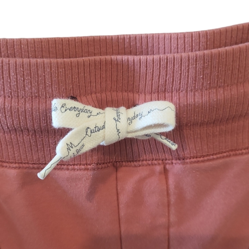 L.L. Bean pink sweatpants relaxed-fit wide-leg drawstring waist comfortable - Picture 5 of 7